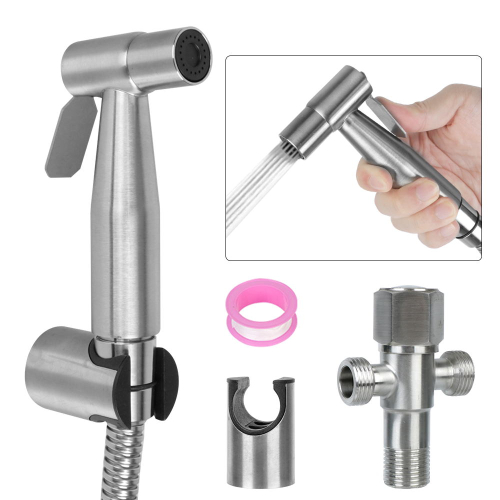 Home Bathroom Cleaning Kit - Set semprotan Bidet untuk toilet, kepala