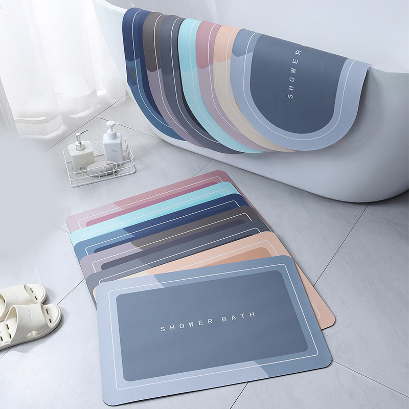 Jet Home Bathroom Mats - Keset kamar mandi Anti selip, karpet