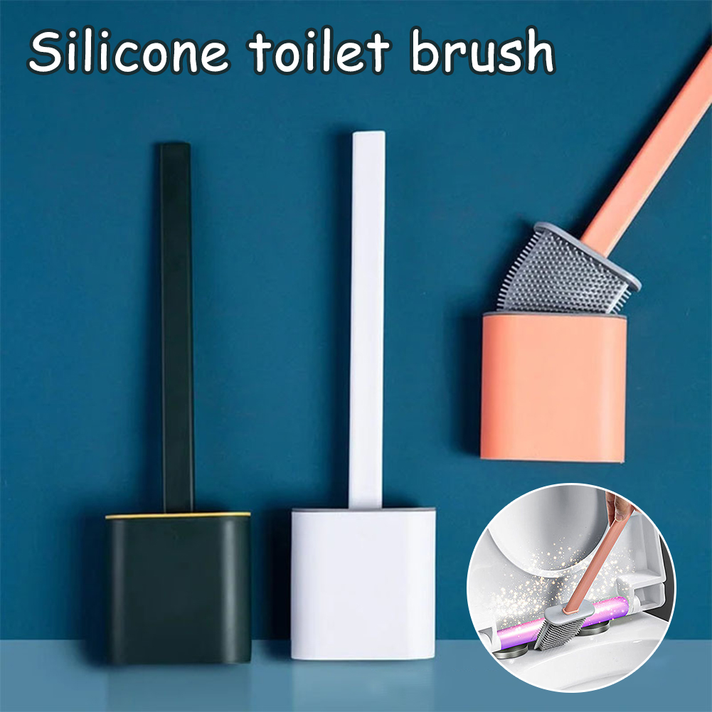 Home Bathroom Cleaning Kit - Fleksibel sikat Toilet pembersih pegangan panjang