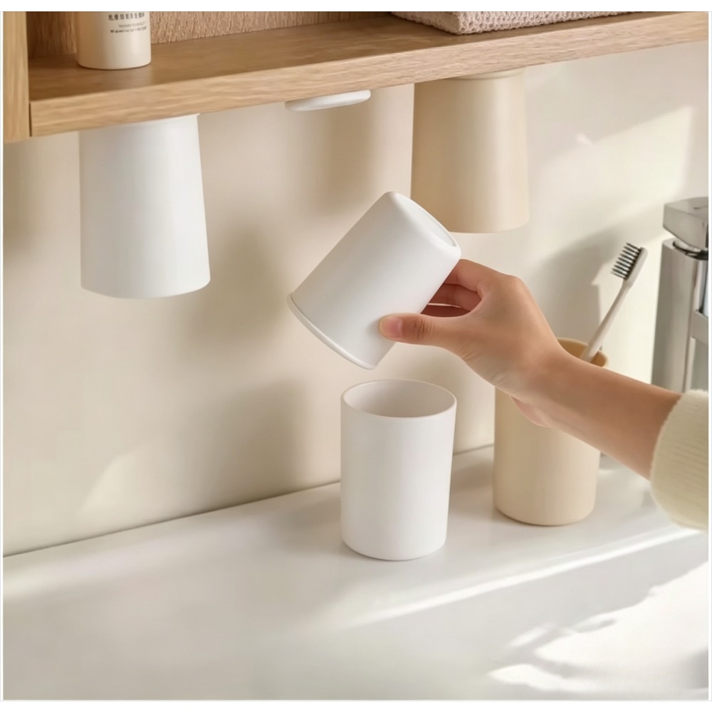 Home Theater Bathroom - Gelas Kumur Magnetik Tanpa Bor, Tempat