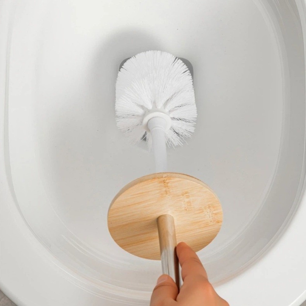 Home Bathroom Cleaning Kit - Set Sikat Toilet Anti Tetes dengan