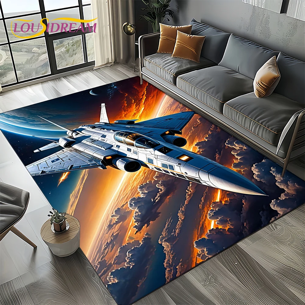 Jet Home Bathroom Mats - Karpet Kartun Pesawat Tempur Jet Angkatan
