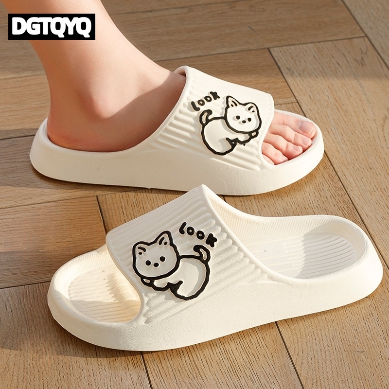 Home Bathroom Lights - Sandal Wanita Pria Motif Kucing Lucu,