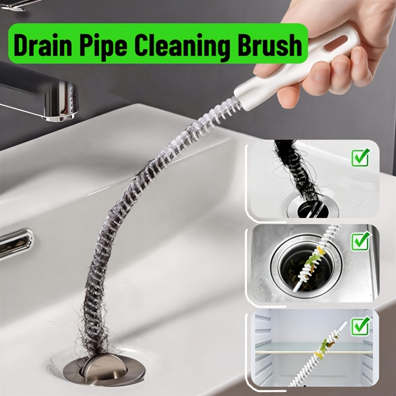 Home Bathroom Cleaning Kit - Set 3 buah sikat pembersih saluran