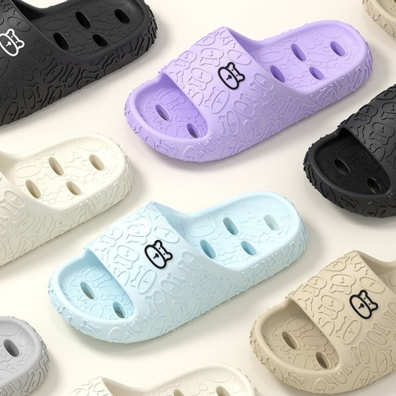 Home Bathroom Lights - Sandal Rumah Wanita Motif Beruang Kartun
