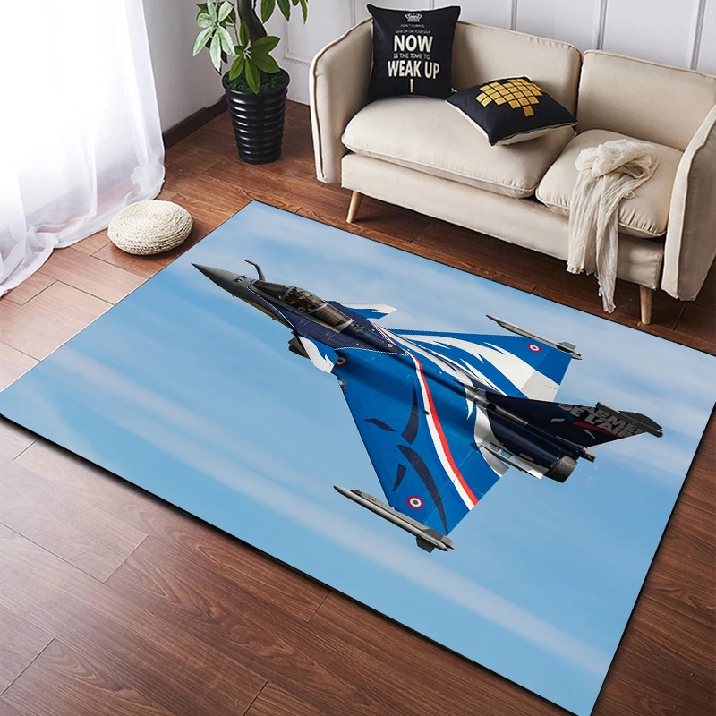 Jet Home Bathroom Mats - Rafale Fighter Jet Anti-selip Karpet Tikar