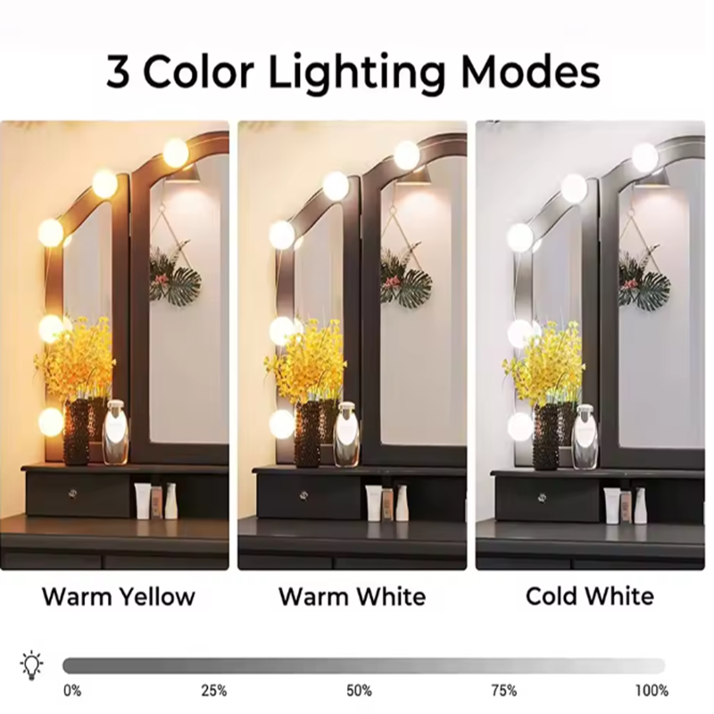 Lampu Rias Hollywood dengan Ce - Home Theater Bathroom ulasan dan harga