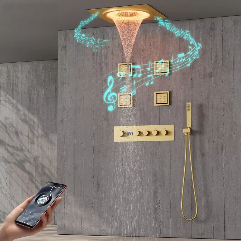 Set Shower LED Pintar dengan M - Home In Bathroom ulasan dan harga