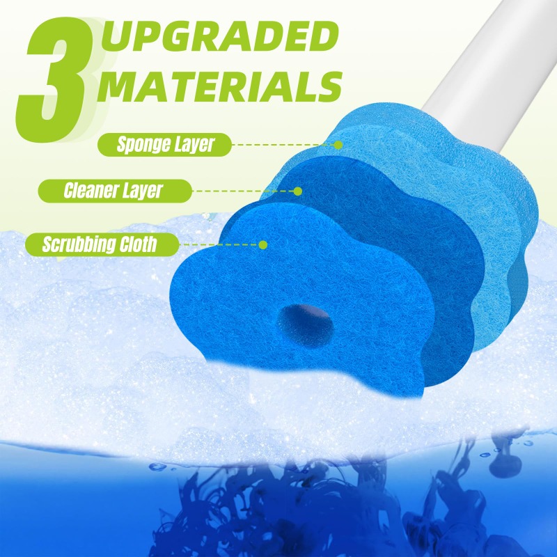 Sikat Toilet dengan Kit Kepala - Home Bathroom Cleaning Kit ulasan dan harga