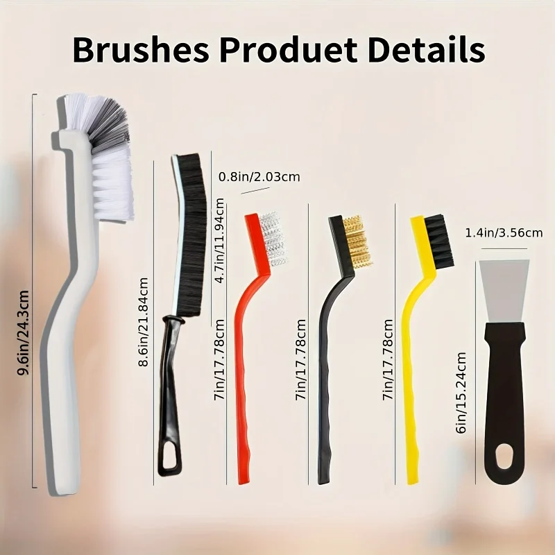 11 Buah Set Sikat Pembersih Se - Home Bathroom Cleaning Kit ulasan dan harga