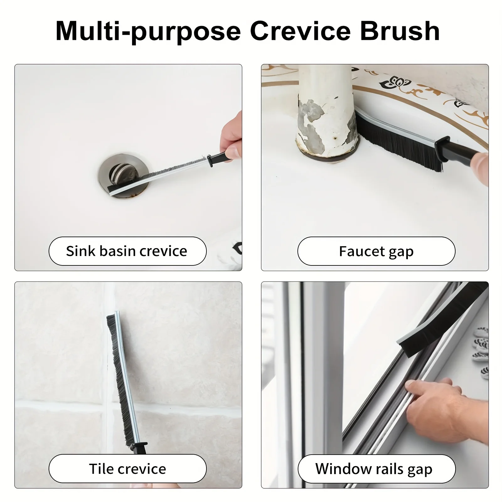 11 Buah Set Sikat Pembersih Se - Home Bathroom Cleaning Kit ulasan dan harga