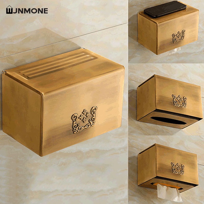 Tempat Kotak Tisu Kamar Mandi  - Home Bathroom Paper Towel Dispenser ulasan dan harga