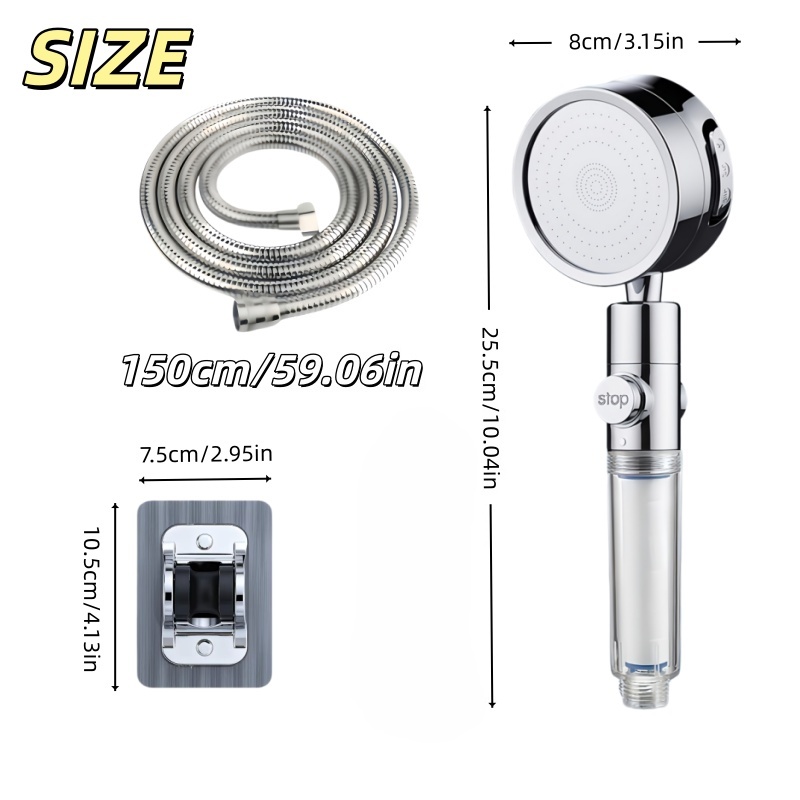 Pancuran Genggam Hemat Air Tek - Home Bathroom Water Filter ulasan dan harga