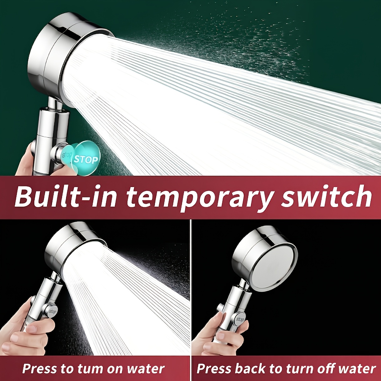 Pancuran Genggam Hemat Air Tek - Home Bathroom Water Filter ulasan dan harga