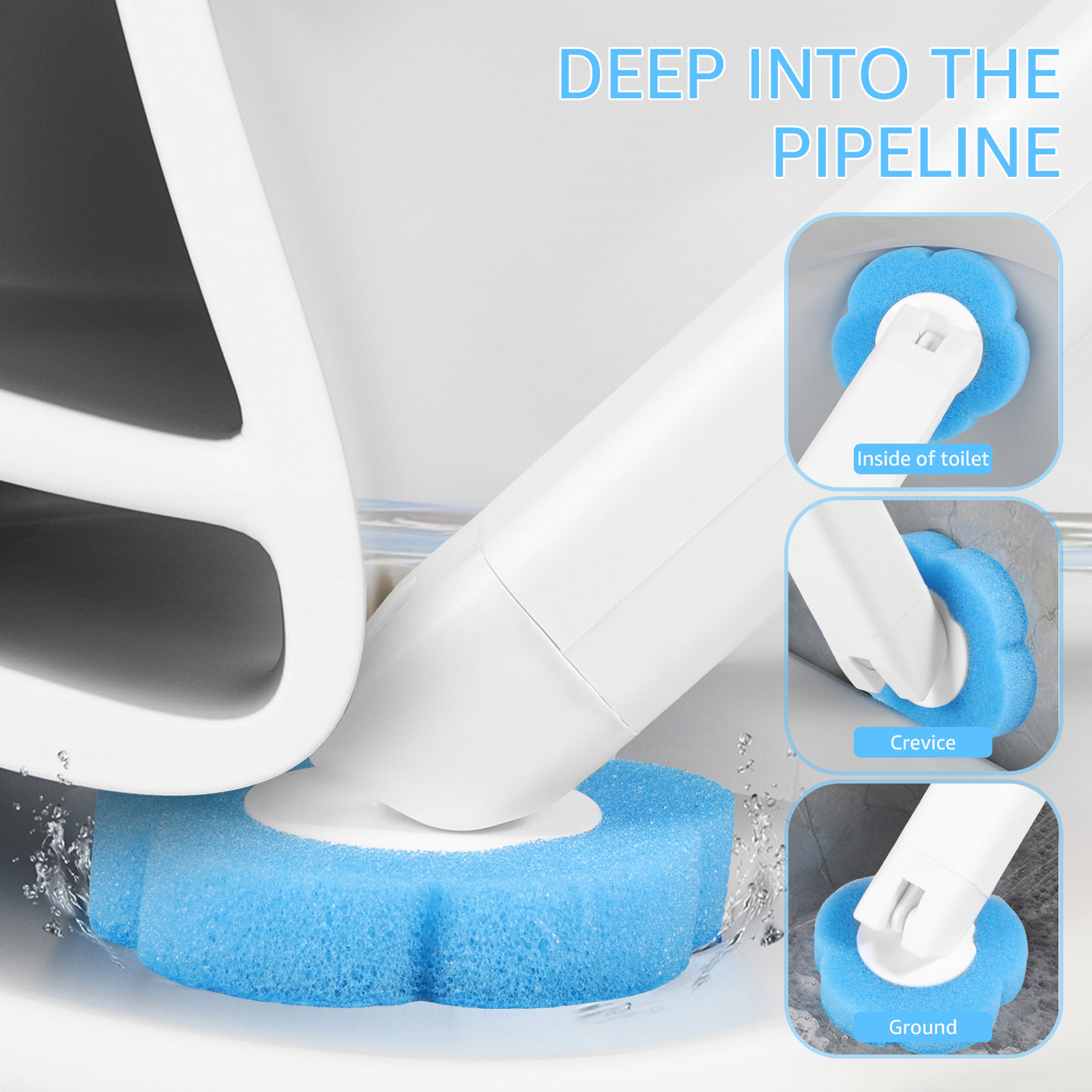 Set Sikat Toilet dan Tempat Pe - Home Bathroom Cleaning Kit ulasan dan harga