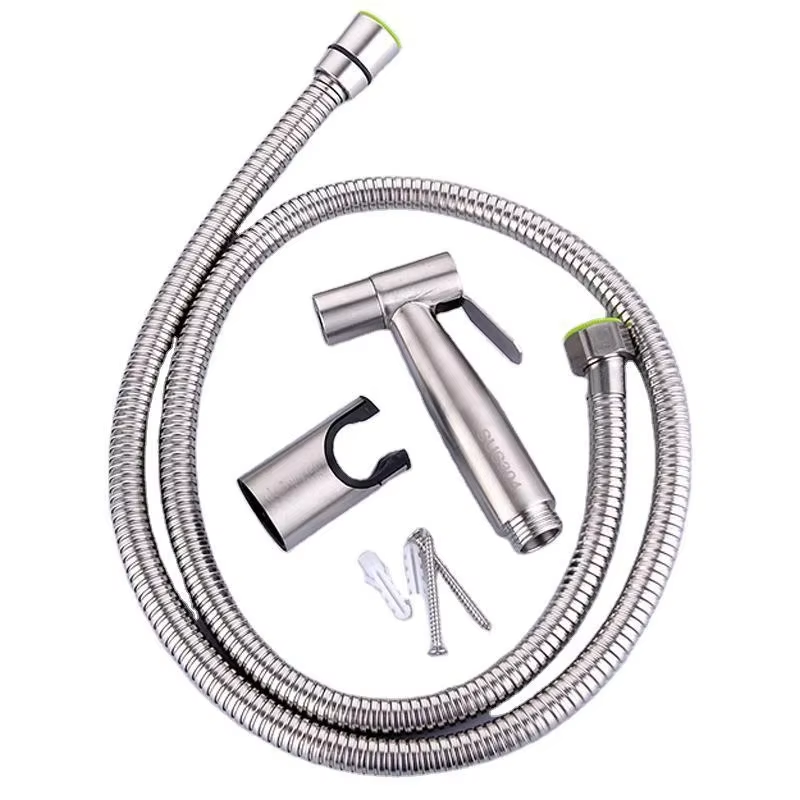 Keran Bidet Toilet Hitam, Semp - Home Bathroom Cleaning Kit ulasan dan harga