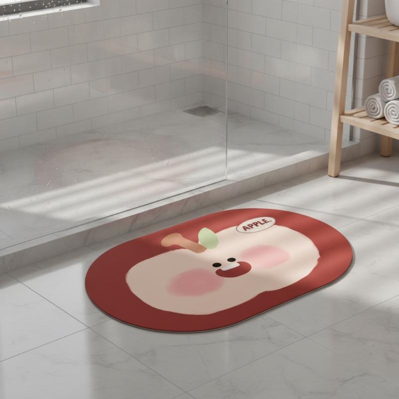 Keset Kamar Mandi Berbahan Dia - Jet Home Bathroom Mats ulasan dan harga