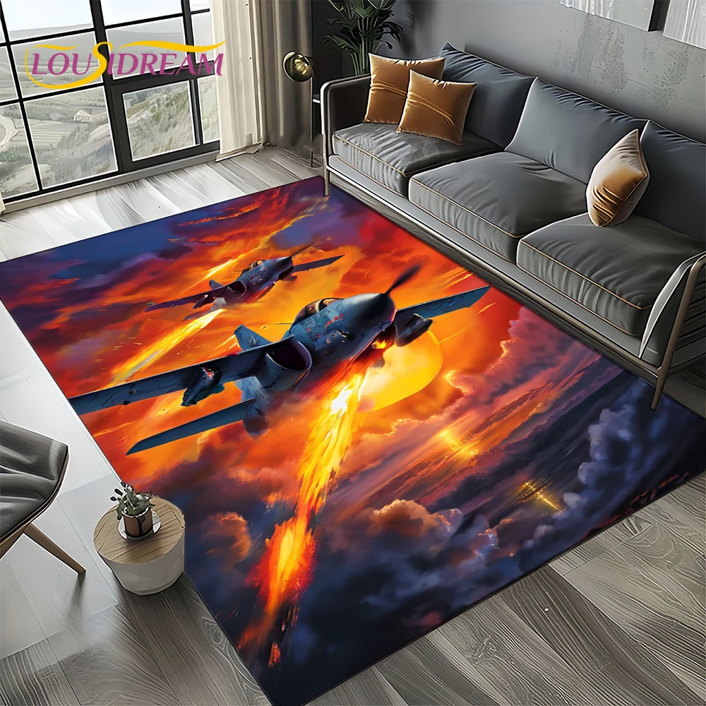 Karpet Kartun Pesawat Tempur J - Jet Home Bathroom Mats ulasan dan harga