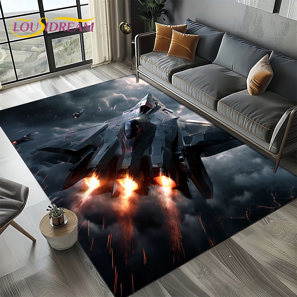 Karpet Kartun Pesawat Tempur J - Jet Home Bathroom Mats ulasan dan harga