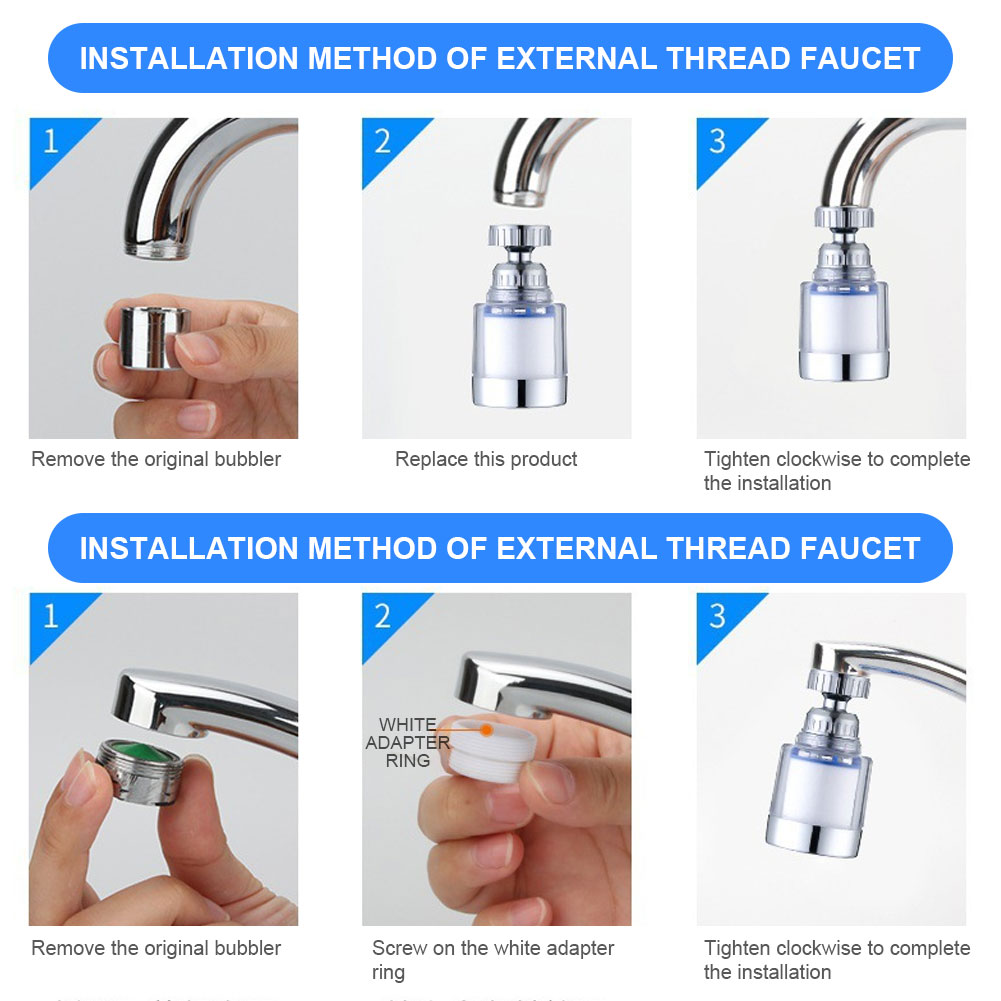 Elemen Filter Keran Filter Pem - Home Bathroom Water Filter ulasan dan harga