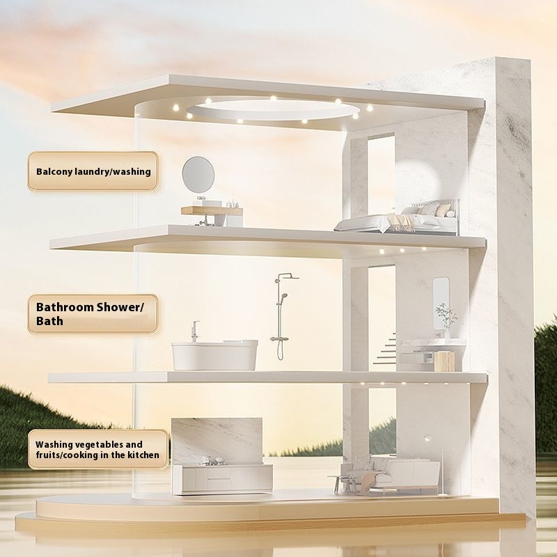 Kepala Shower Pra-Penggunaan,  - Home Bathroom Water Filter ulasan dan harga