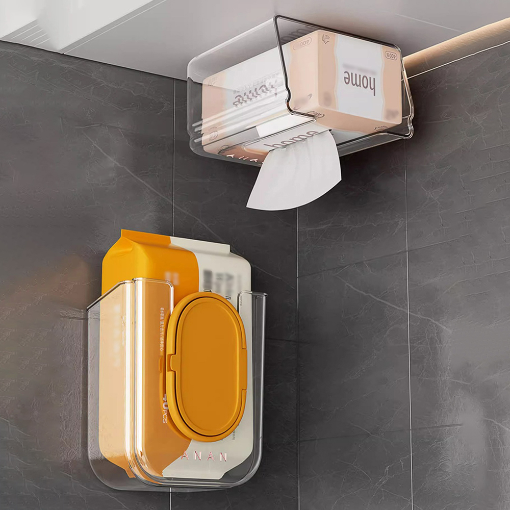 Dispenser Tisu Basah Tempel Di - Home Bathroom Paper Towel Dispenser ulasan dan harga
