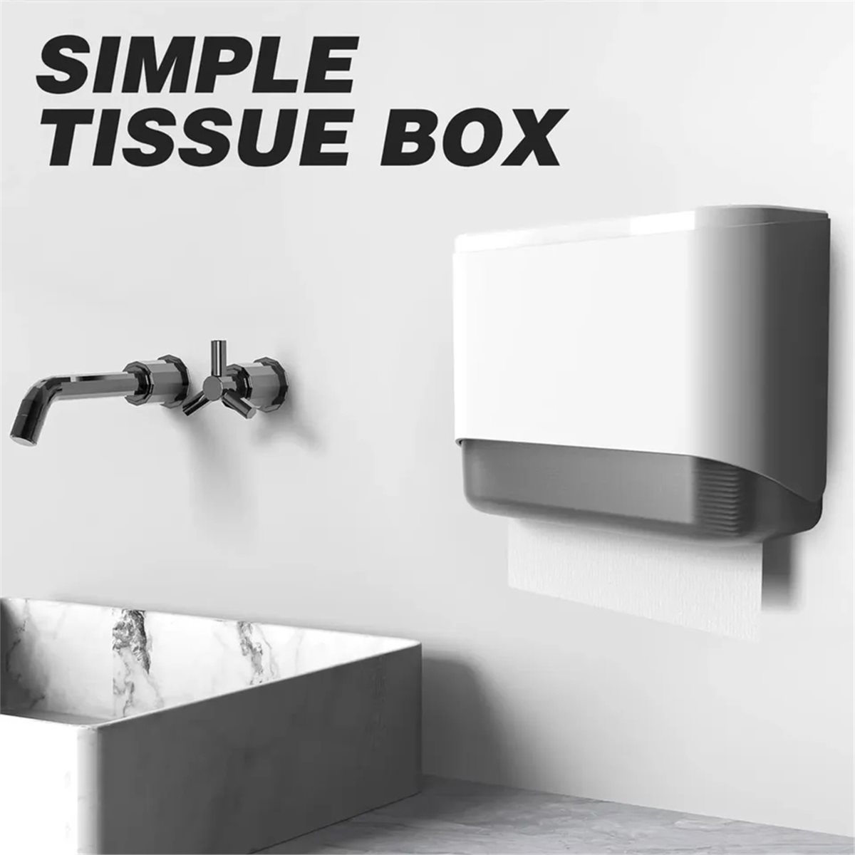 Dispenser Tisu Dinding, Kotak  - Home Bathroom Paper Towel Dispenser ulasan dan harga