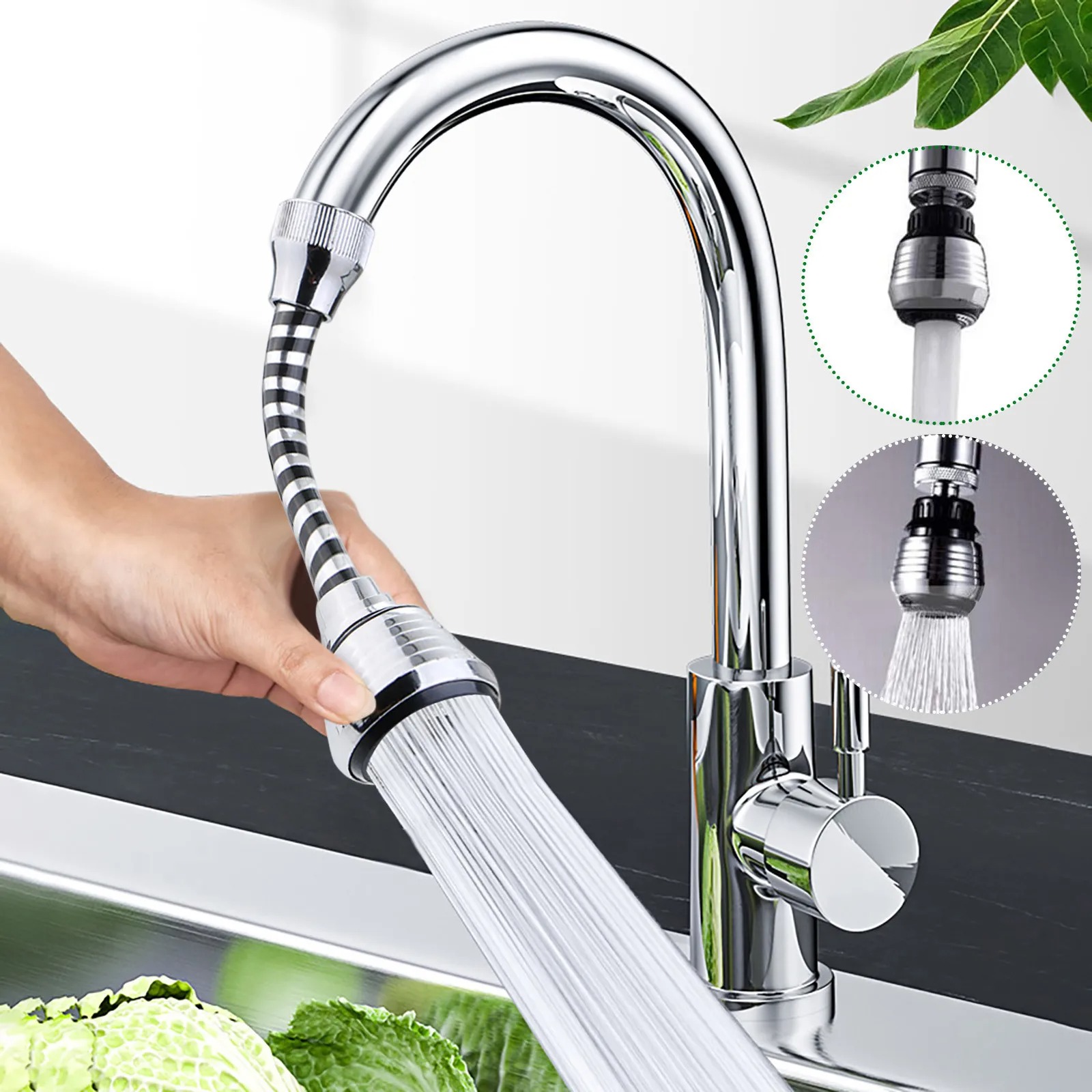 Keran ekstensi tabung, 360 der - Home Bathroom Water Filter ulasan dan harga