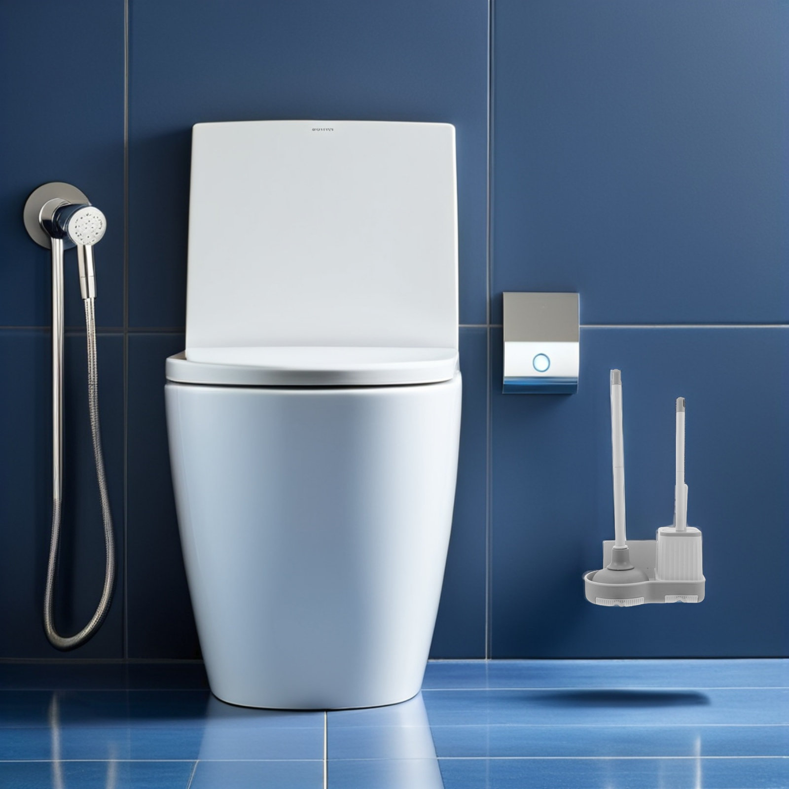 Set Sikat Toilet dan Alat Pemb - Home Bathroom Cleaning Kit ulasan dan harga
