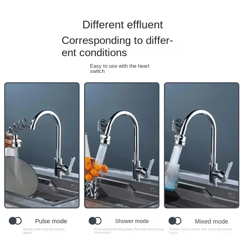 Keran Wastafel 3 Mode Baru, Ro - Home Bathroom Water Filter ulasan dan harga