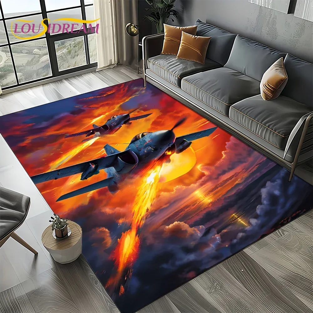 Karpet bergambar pesawat tempu - Jet Home Bathroom Mats ulasan dan harga