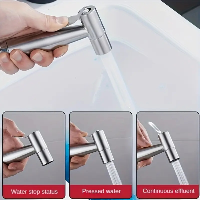Set Semprotan Bidet Stainless  - Home Bathroom Cleaning Kit ulasan dan harga