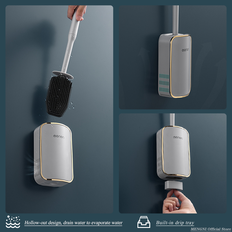 MENGNI-Set Aksesori Kamar Mand - Home Bathroom Cleaning Kit ulasan dan harga