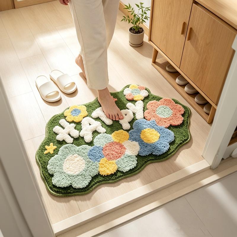 Keset Lantai Kamar Mandi Berga - Jet Home Bathroom Mats ulasan dan harga