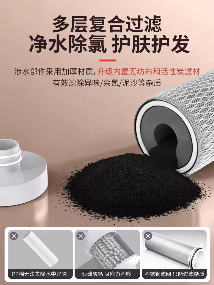 1 Buah Filter Pancuran Univers - Home Bathroom Water Filter ulasan dan harga